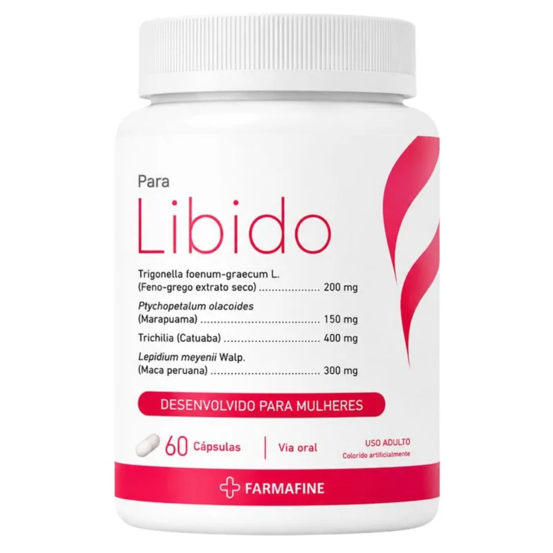 Frasco da fórmula para libido — 60 comprimidos