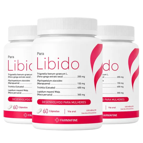 Fórmula para libido — 3 frascos